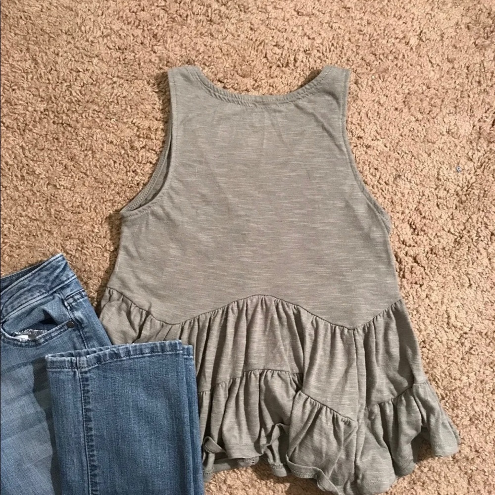 Women’s Ruffled Tank Top - Picture 2 of 2